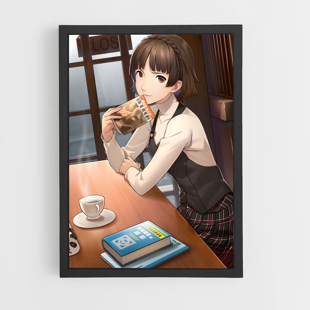 Poster Makoto niijima – affiche Persona 5 (vue 2)